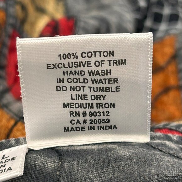 Parsley & Sage Womens Sleeveless Patchwork Vest tunic L 100%‎ Cotton long line - Picture 6 of 16